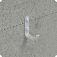 Cabide Gancho de Parede Branco para Toalha Plus - 5