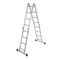 Escada Alumínio 16 Degraus Multifuncional 4 X 4 - Mor - 1