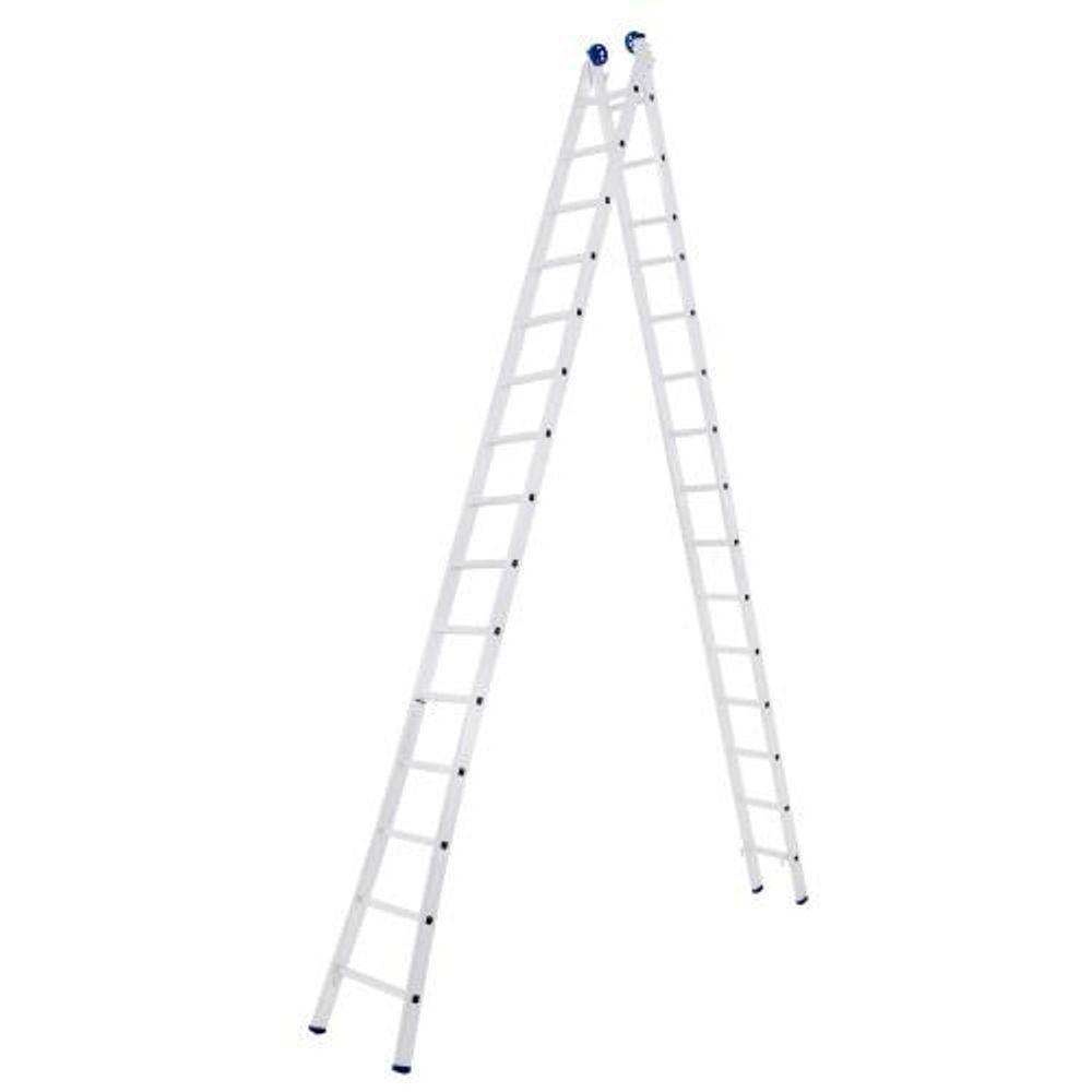 Escada Alumínio 15 Degraus Extensiva 4,4 /7,57 Metros - Mor - 1