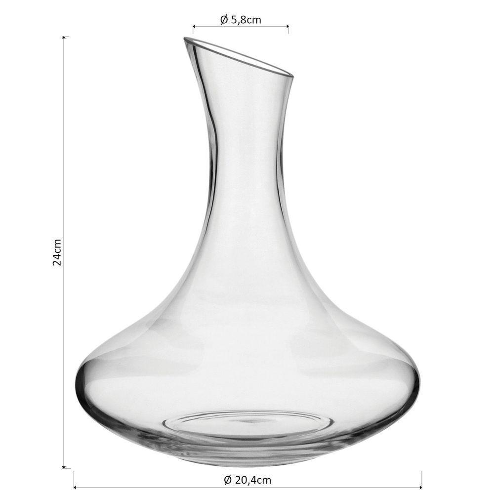 Moscato Decanter Vinho 24X20X20Cm 1,5L Vidro Transp - 2