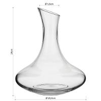 Moscato Decanter Vinho 24X20X20Cm 1,5L Vidro Transp