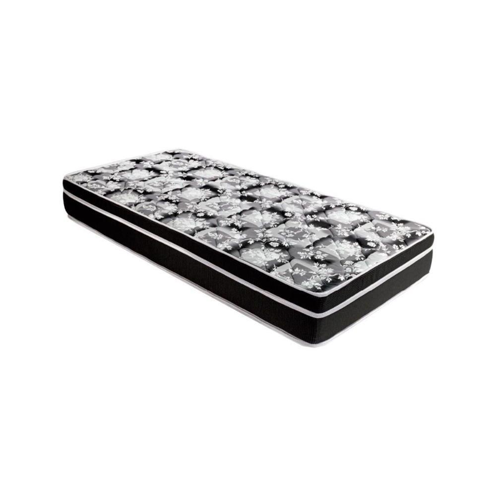 Colchão Solteiro Espuma D45 Gran Luck Pro Black (88x188x17) Luckspuma - 1