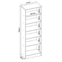 Guarda Roupa Casal Ecom 2 Com Multiuso Golden Com Cômoda London Café - Demóbile - 7