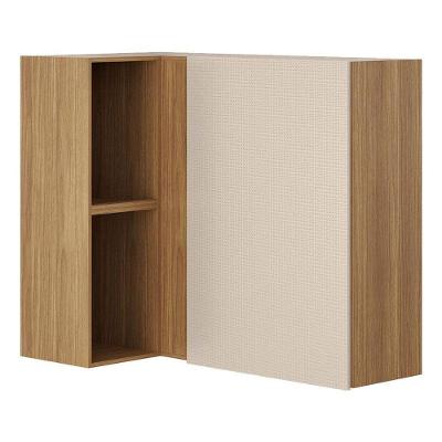 Armário Aéreo Canto Reto Art 6004 Freijó Soft - Kits Paraná