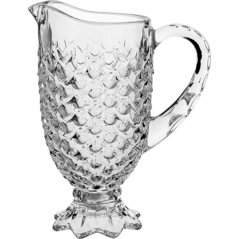 Maurícia Jg Jarra/Copos 14X33,5X25Cm 1,3L/220Ml Vidro Transp 7Pç - 2