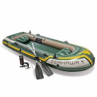 Bote Inflável Intex Seahawk 4 Pessoas 400 Com Remos - 1
