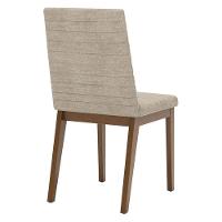 Cadeira Para Mesa De Jantar Elena Kit 02 Peças Nature Creme - Henn - 3