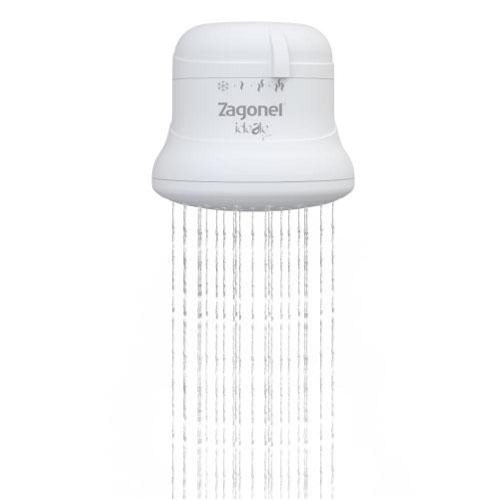 Ducha Ideale Plus 4 Temperaturas 220V Branca - 6800W - Zagonel - 1