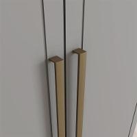 Guarda Roupa Casal Americano Prime 6 Portas 6 Gavetas Com Pés Cinza Nature - Henn - 5