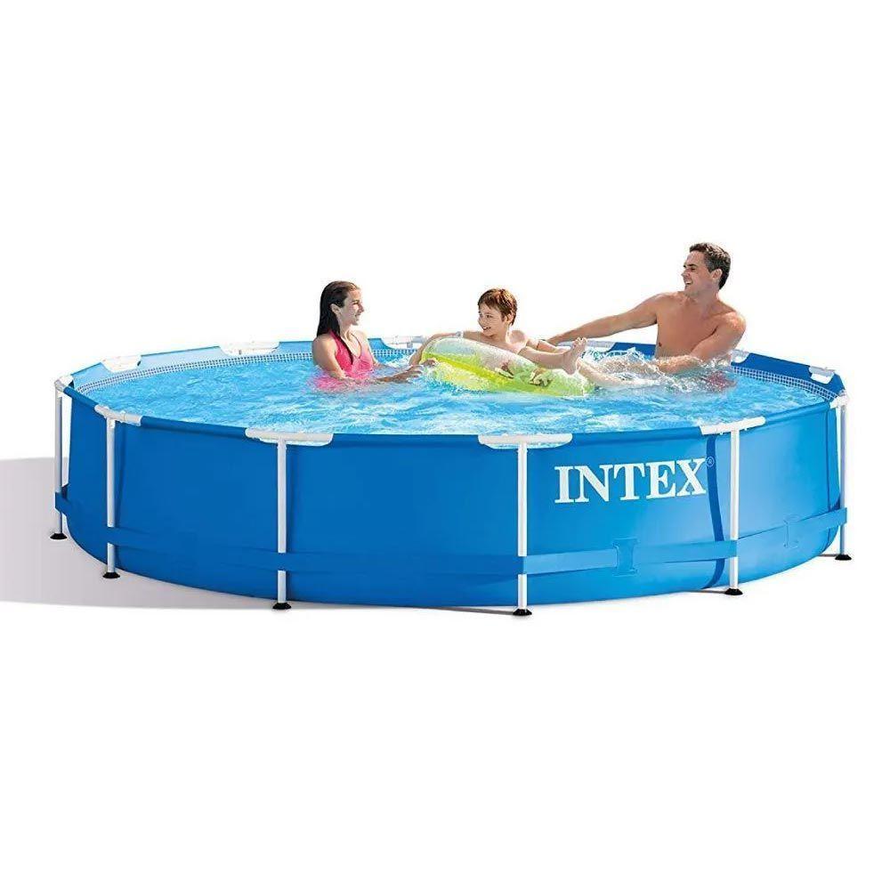 Piscina Estrutural 6.503 Litros Metal Frame Intex - 1