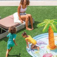 Piscina Inflável Infantil Spray Palmeira 166l Com Pulverizador De água Intex - 2