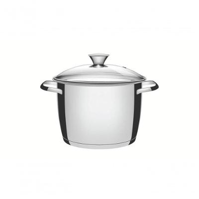 Caldeirão Tramontina Allegra Aço Inox E Tampa De Vidro 20cm