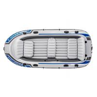 Bote Inflável Intex Excursion 5 Remos Bomba Capota Suporte Motor - 3
