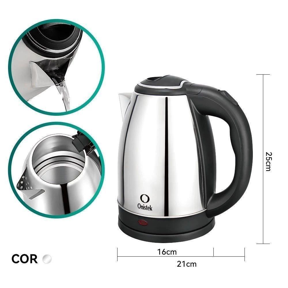 Chaleira Elétrica Onistek Original Inox 1,8l – Fervura Rápida, Segura E Automática - 110V - 2