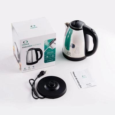 Chaleira Elétrica Onistek Original Inox 1,8l – Fervura Rápida, Segura E Automática - 110V