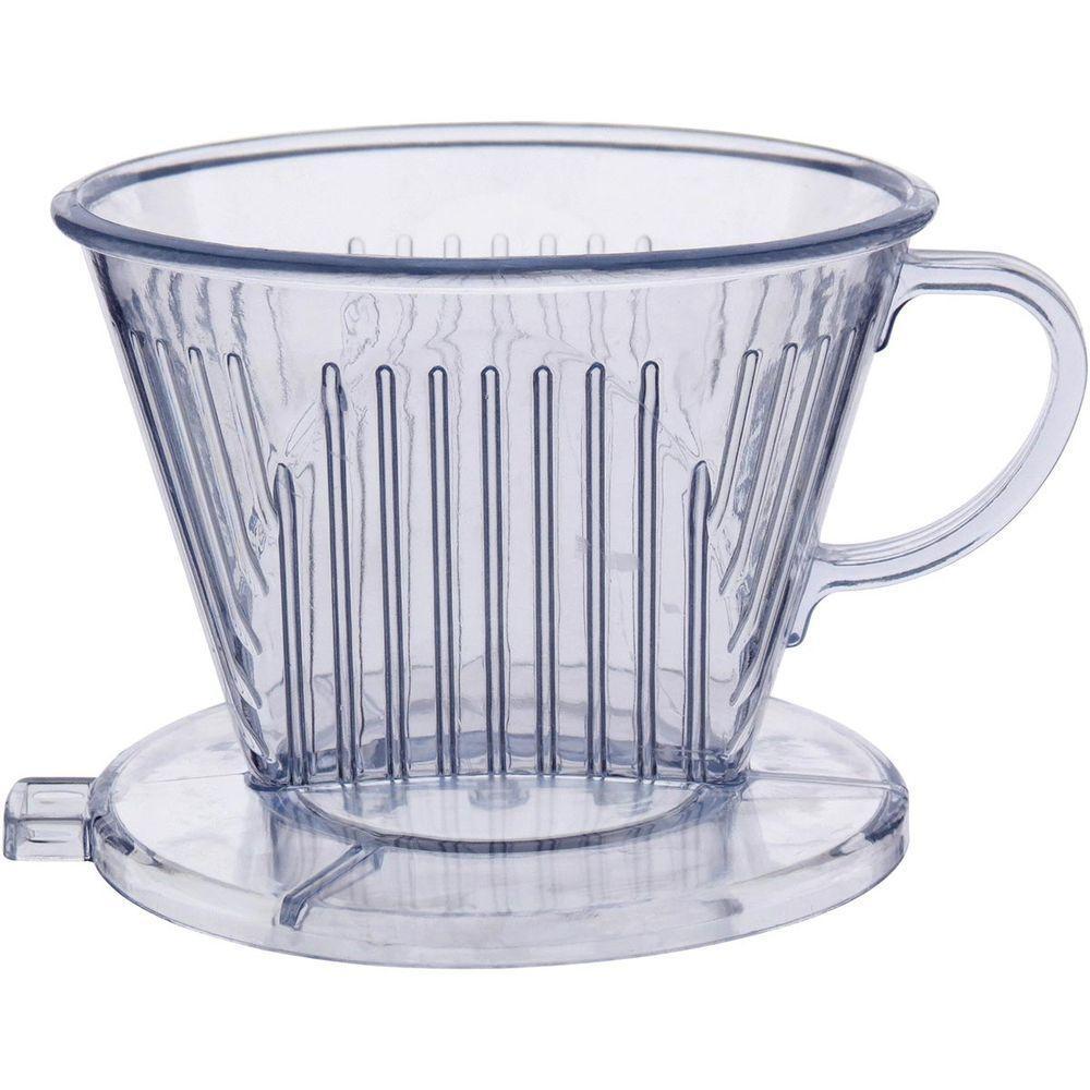 Suporte Filtro Café 9X10X10Cm Plástico Transp - 1