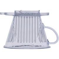 Suporte Filtro Café 9X10X10Cm Plástico Transp - 2