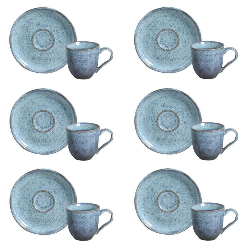 Conjunto De Xícara De Chá Com Pires 06 Peças Bio Breeze Porto Brasil - 1