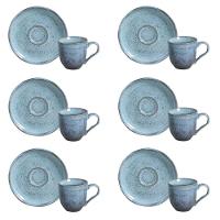 Conjunto De Xícara De Chá Com Pires 06 Peças Bio Breeze Porto Brasil - 1