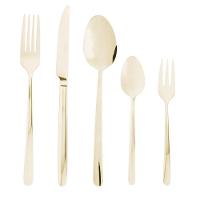 Faqueiro 30 Peças Aço Inox Viena Champanhe Wolff - 1