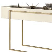 Rack Bancada Ariana Com Aparador Petri E Mesa De Centro Petri Off White - Dj Móveis - 7