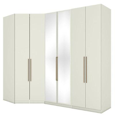 2 Armários E Armário De Canto 2 Portas Predileto Areia - Henn