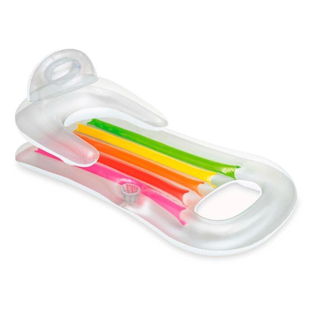 Colchão Inflável King Cool C/ Porta Copos - Intex - 1