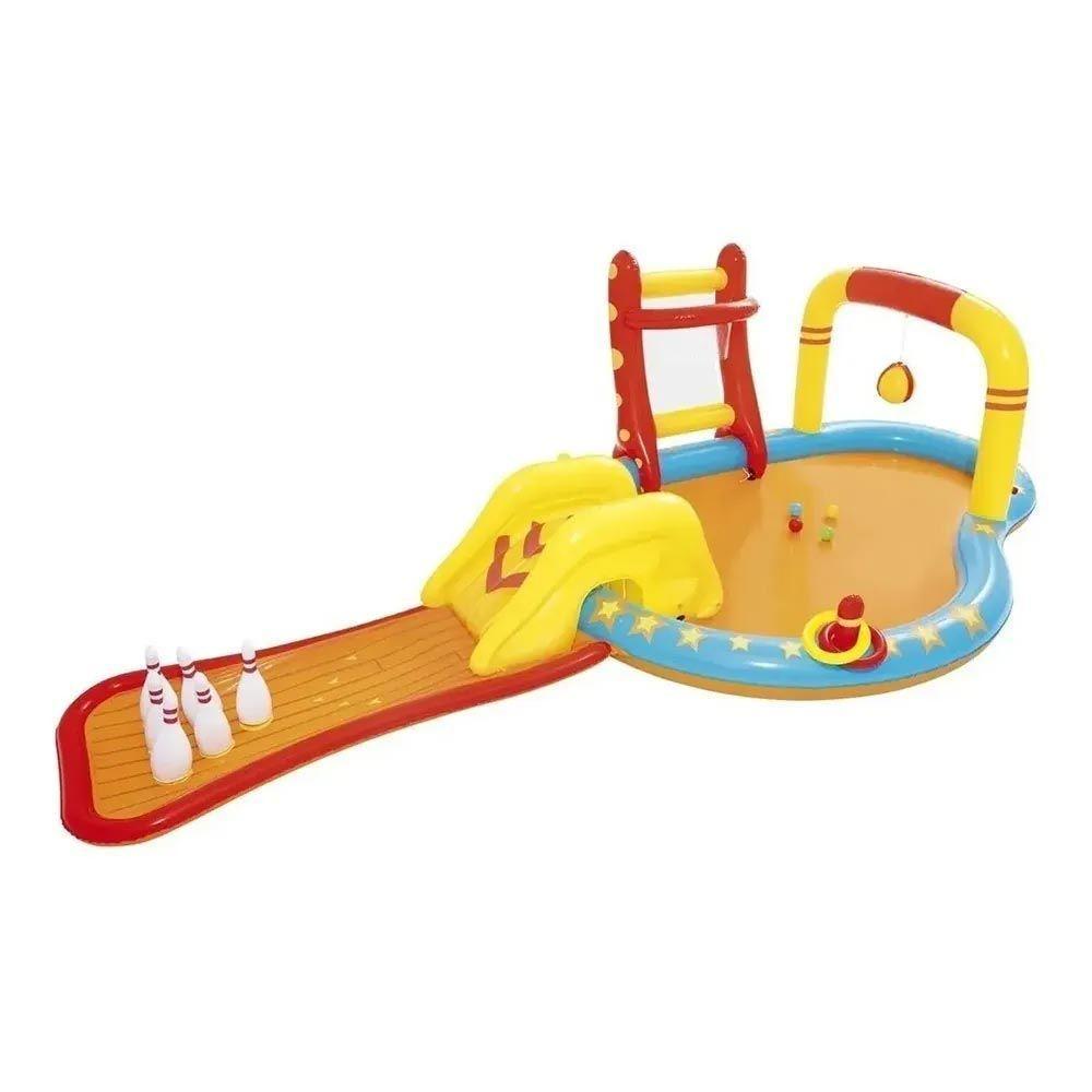 Piscina Interativa Inflável 314l Esportes 4,35m X 2,13m X 1,17m Bestway 53068 - 1