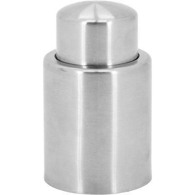 Hold Tampa Vinho 7X4X4Cm Inox Prata A Vácuo