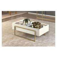 Rack Bancada Valle Com Mesa De Centro Suri Freijó Off White - Dj Móveis - 6