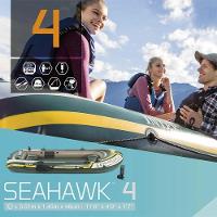 Bote Inflável Intex Seahawk 4 Pessoas Remo Capota Suporte Motor - 6