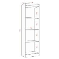 Guarda Roupa Casal Nápole 2045149 E Armário Multiuso New 2000192 E Cômoda Sevilha Branco - Aramóveis - 7