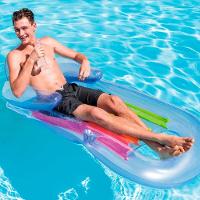 Colchão Inflável King Cool C/ Porta Copos Azul - Intex - 2