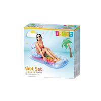 Colchão Inflável King Cool C/ Porta Copos Azul - Intex - 3