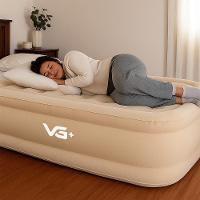 Colchão Inflável Solteiro Raised Com Inflador Lítio Usb Vg Plus Bege - 2