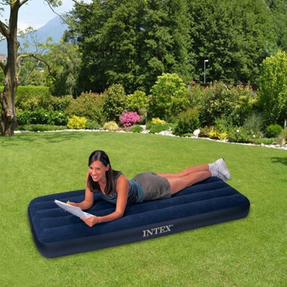 Colchão Inflável Dura Beam Solteiro Downy Junior Intex - 2