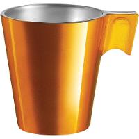 Luminarc Flashy Xícara Expresso 6X6X6Cm 80Ml Vidro Temperado Dourado - 1