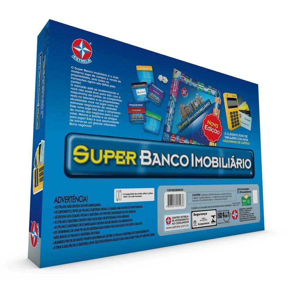 Jogo Super Banco Imobiliário - Brinquedos Estrela - 5