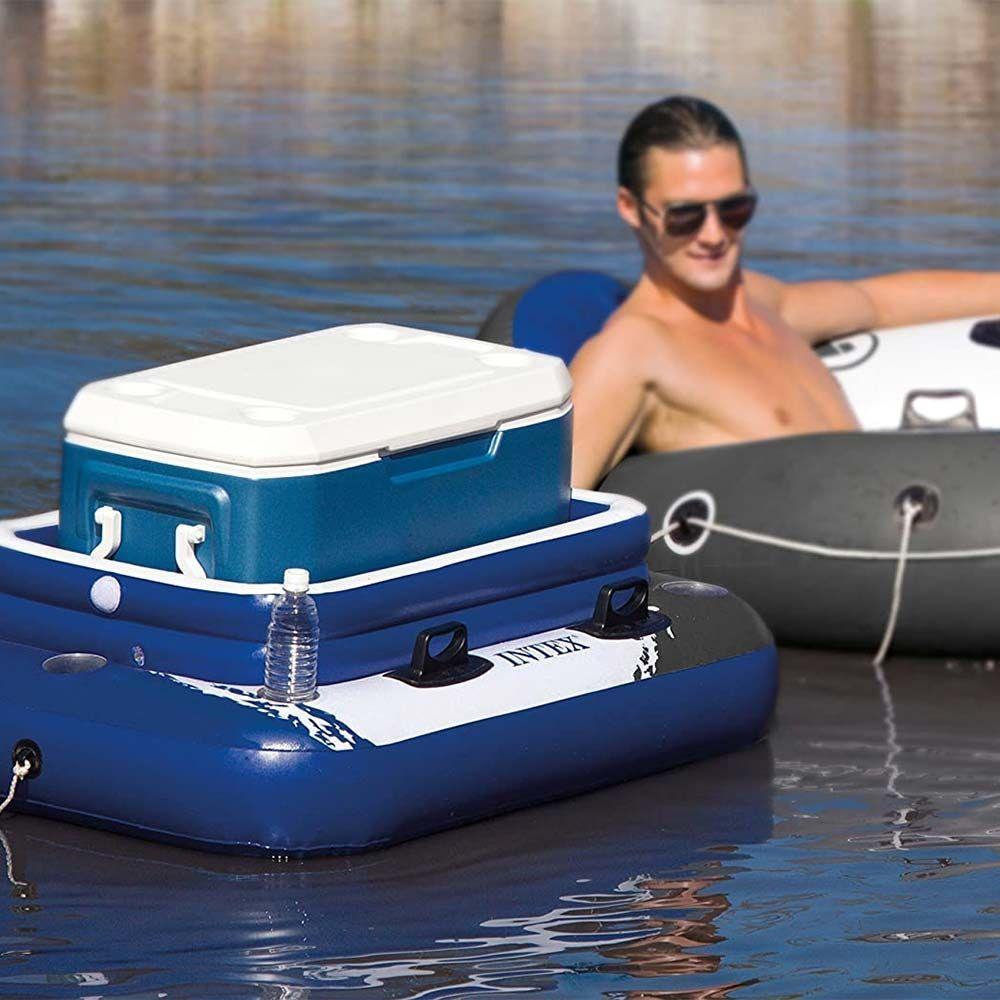 Bar Flutuante Cooler Boia Inflável Piscinas Intex 72 Latas - 3