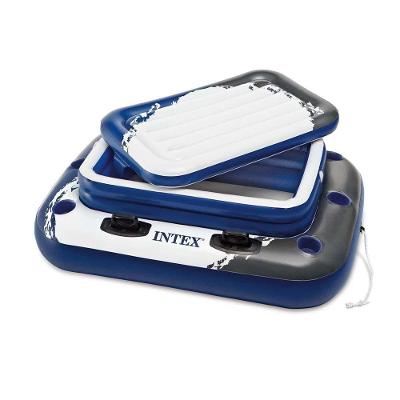 Bar Flutuante Cooler Boia Inflável Piscinas Intex 72 Latas