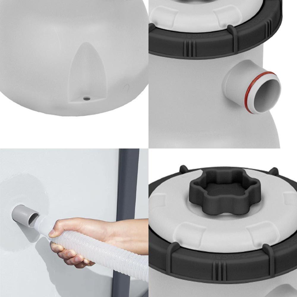 Bomba Filtrante 2.006 L/h Para Piscina Inflável E Estrutural Filtro Vg Plus 110v - 5