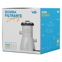 Bomba Filtrante 2.006 L/h Para Piscina Inflável E Estrutural Filtro Vg Plus 110v