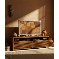 Rack 1,40 X 55 X 50 - 02 Gavetão - Madeira Maciça - Móveis De Gramado - Marrom - 1