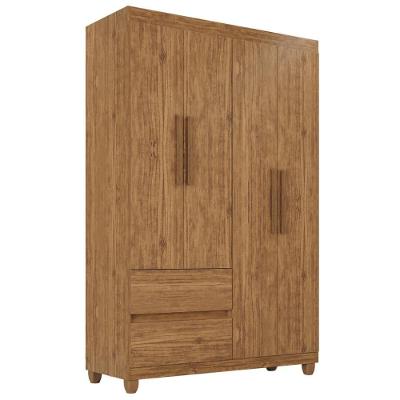 Guarda-roupa De Solteiro Madri 4 Portas 2 Gavetas