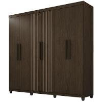 Guarda-roupa De Solteiro 100% Mdf 6 Portas 2 Gavetas Benfica Frison - 1