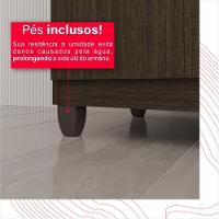 Guarda-roupa De Solteiro 100% Mdf 6 Portas 2 Gavetas Benfica Frison - 5