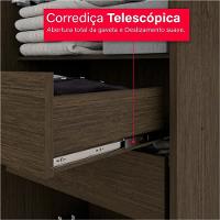 Guarda-roupa De Solteiro 100% Mdf 6 Portas 2 Gavetas Benfica Frison - 7