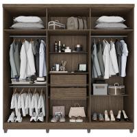 Guarda-roupa De Solteiro 100% Mdf 6 Portas 2 Gavetas Benfica Frison - 8