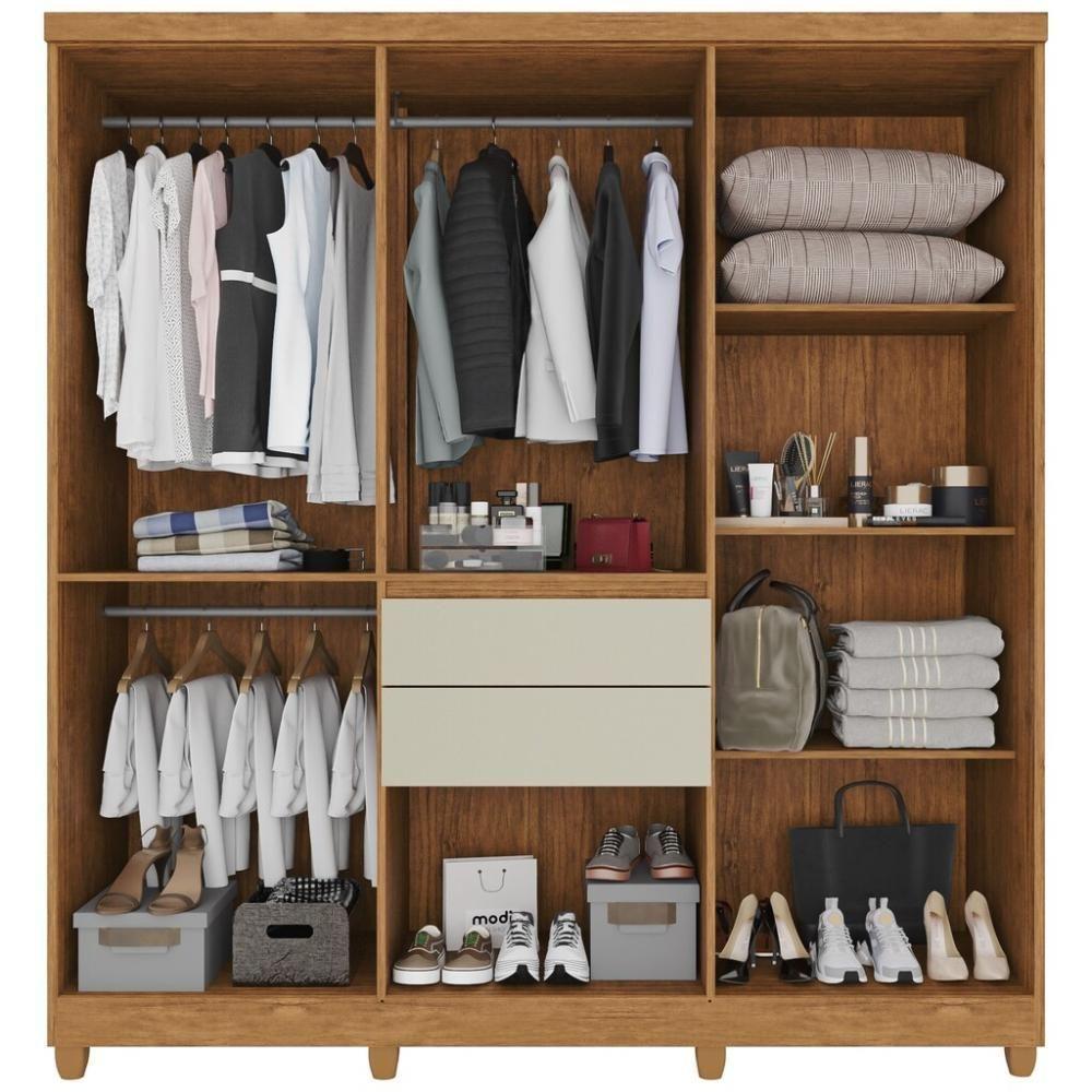 Guarda-roupa De Casal Giga Top 8 Portas 2 Gavetas - 7