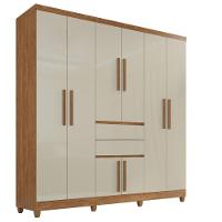 Guarda-roupa De Casal Giga Top 8 Portas 2 Gavetas - 10